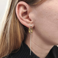 Boucles d'oreilles upcyclées Alba