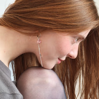 Boucles d'oreilles upcyclées Maé