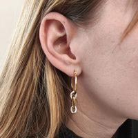 Boucles d'oreilles upcyclées Ysa