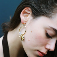 Boucles d’oreilles upcyclées Léonie