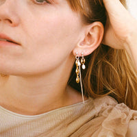 Boucle d'oreille upcyclée Lee