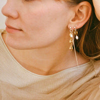 Boucle d'oreille upcyclée Lee