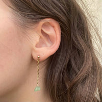 Boucles d'oreilles upcyclées Leïla