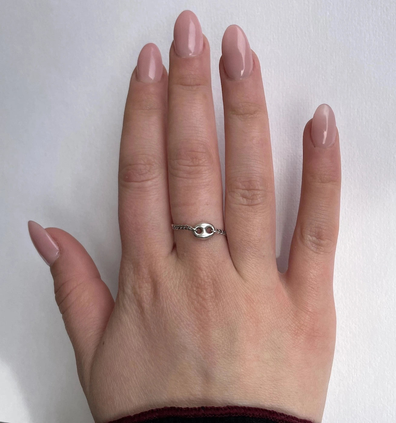 Bague upcyclée grain de café en argent 925 LEHENA – Tête d'orange