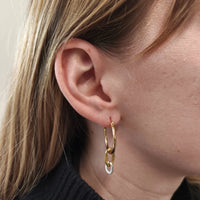 Boucles d'oreilles upcyclées Ysa