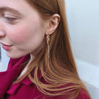 Boucles d'oreilles upcyclées Louie