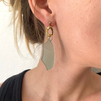 Boucles d'oreilles upcyclées Daphné