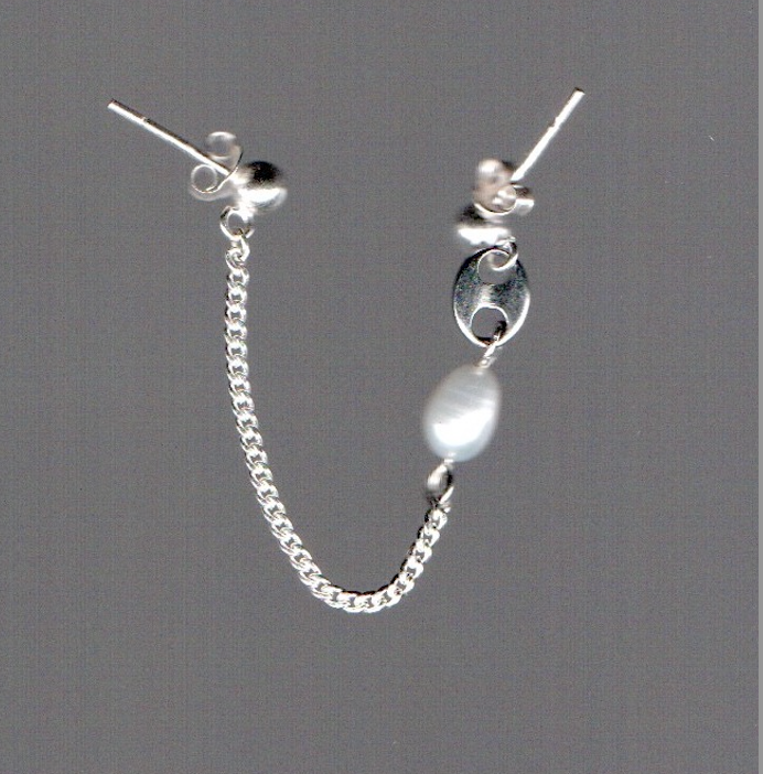 Boucle d'oreille upcyclée Misha