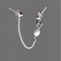 Boucle d'oreille upcyclée Misha