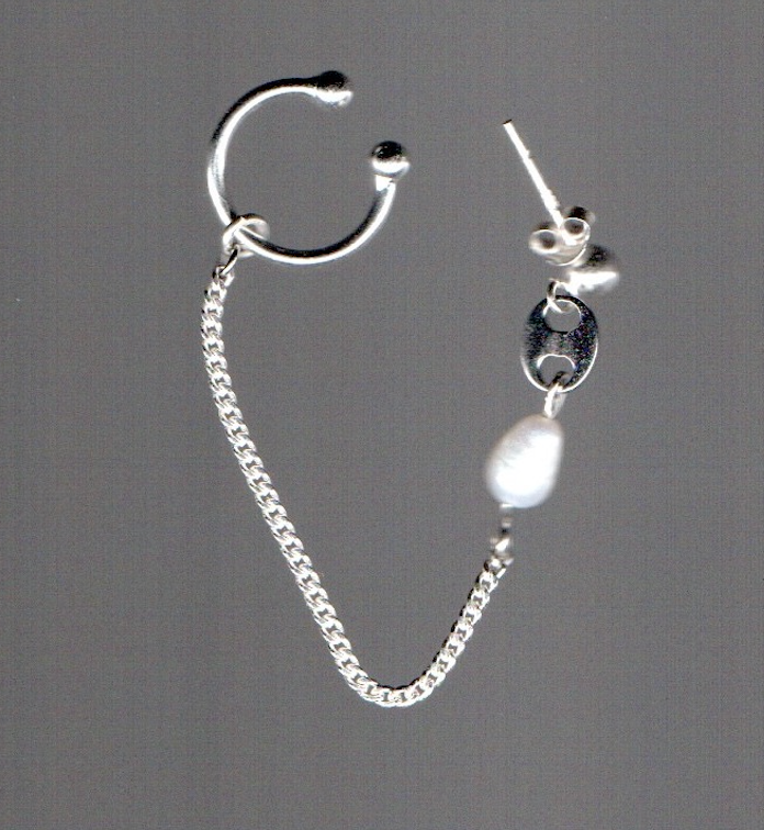 Boucle d'oreille upcyclée Misha