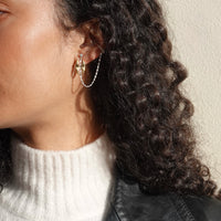 Boucle d'oreille upcyclée Jody