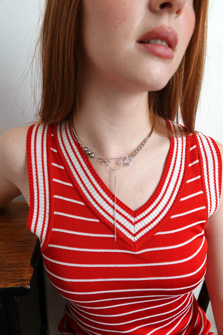 Collier upcyclé Fleur