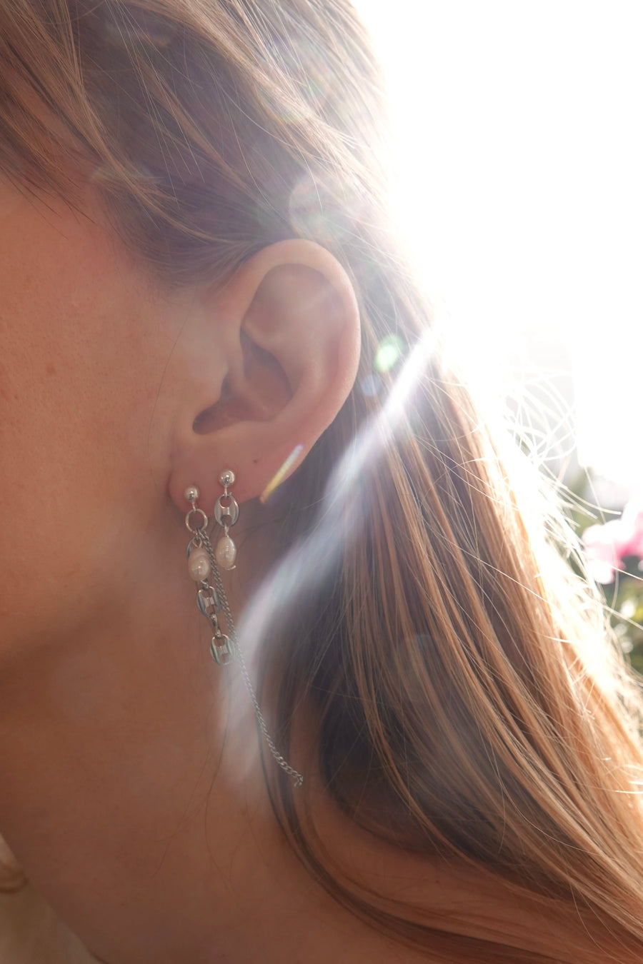 Boucle d'oreille upcyclée Misha