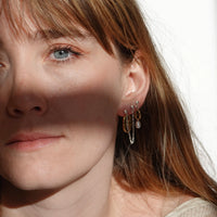 Boucle d'oreille upcyclée Harper