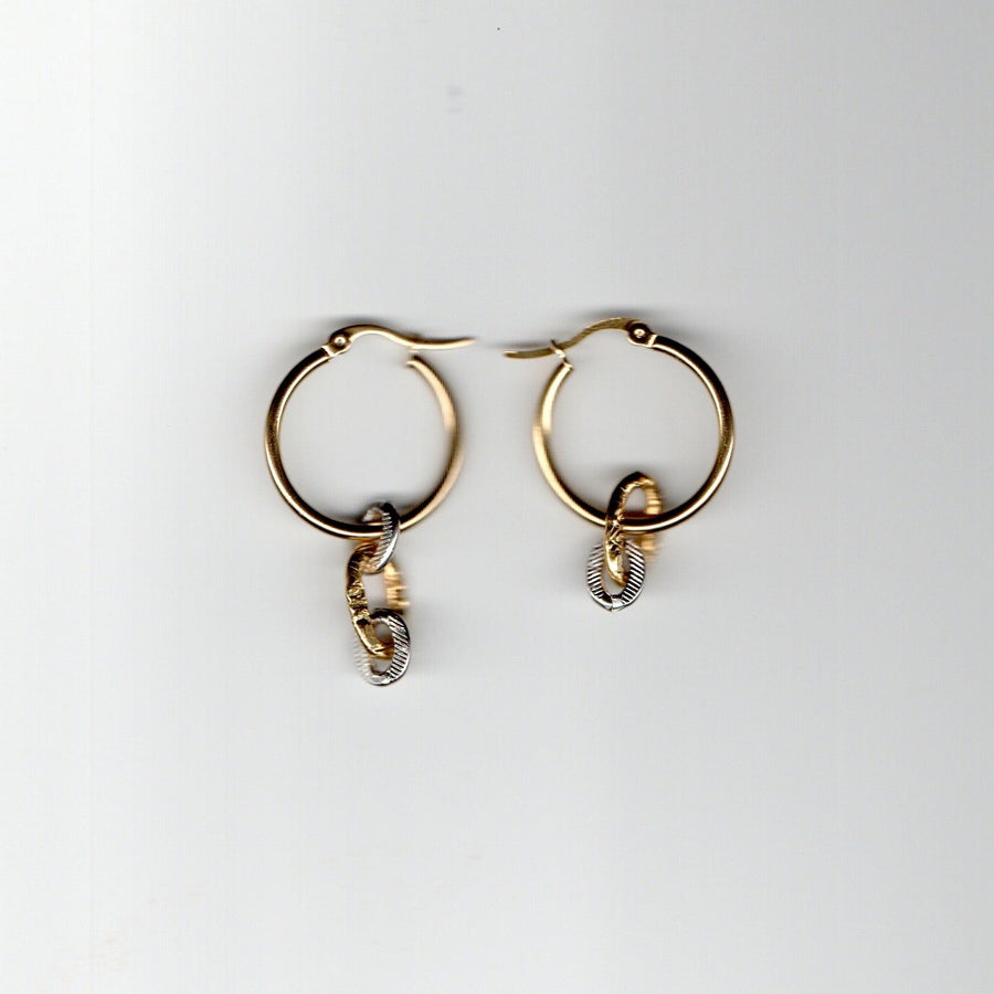 Boucles d'oreilles upcyclées Ysa