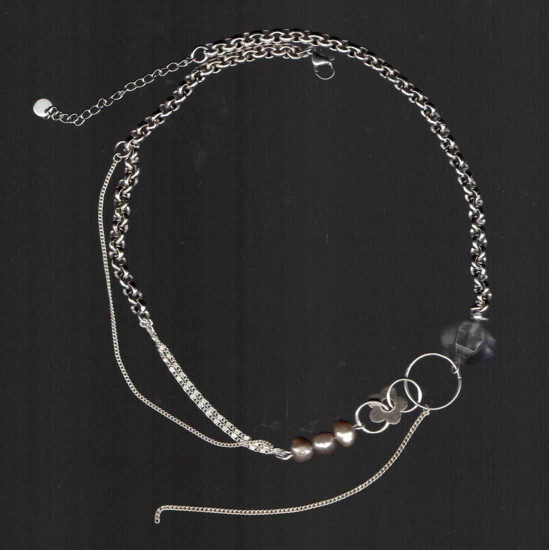 Collier upcyclé Fleur