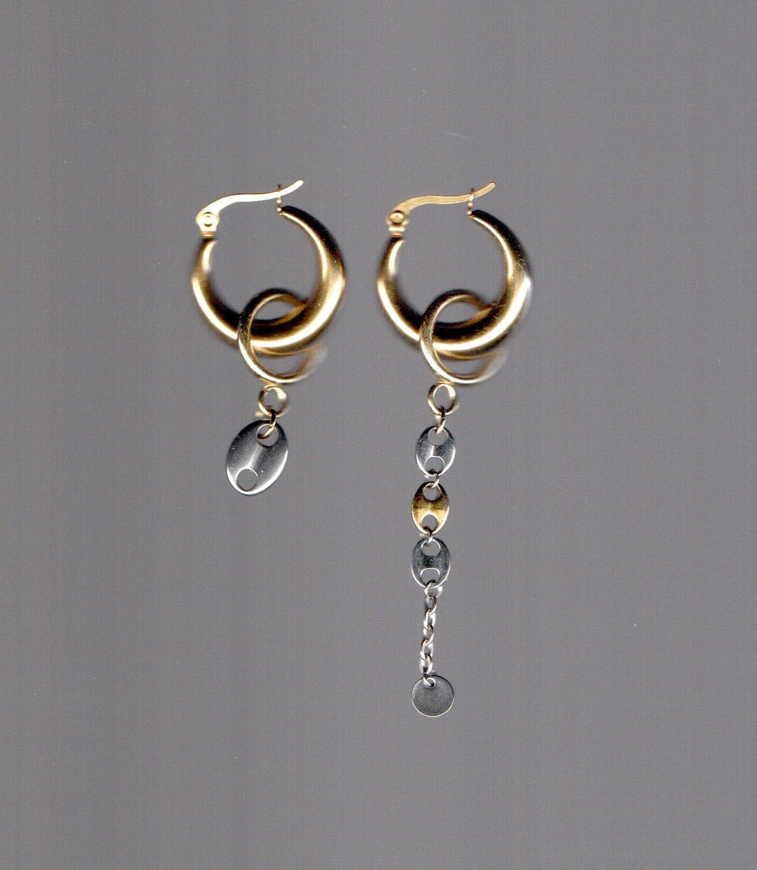 Boucles d'oreilles upcyclées Cléo