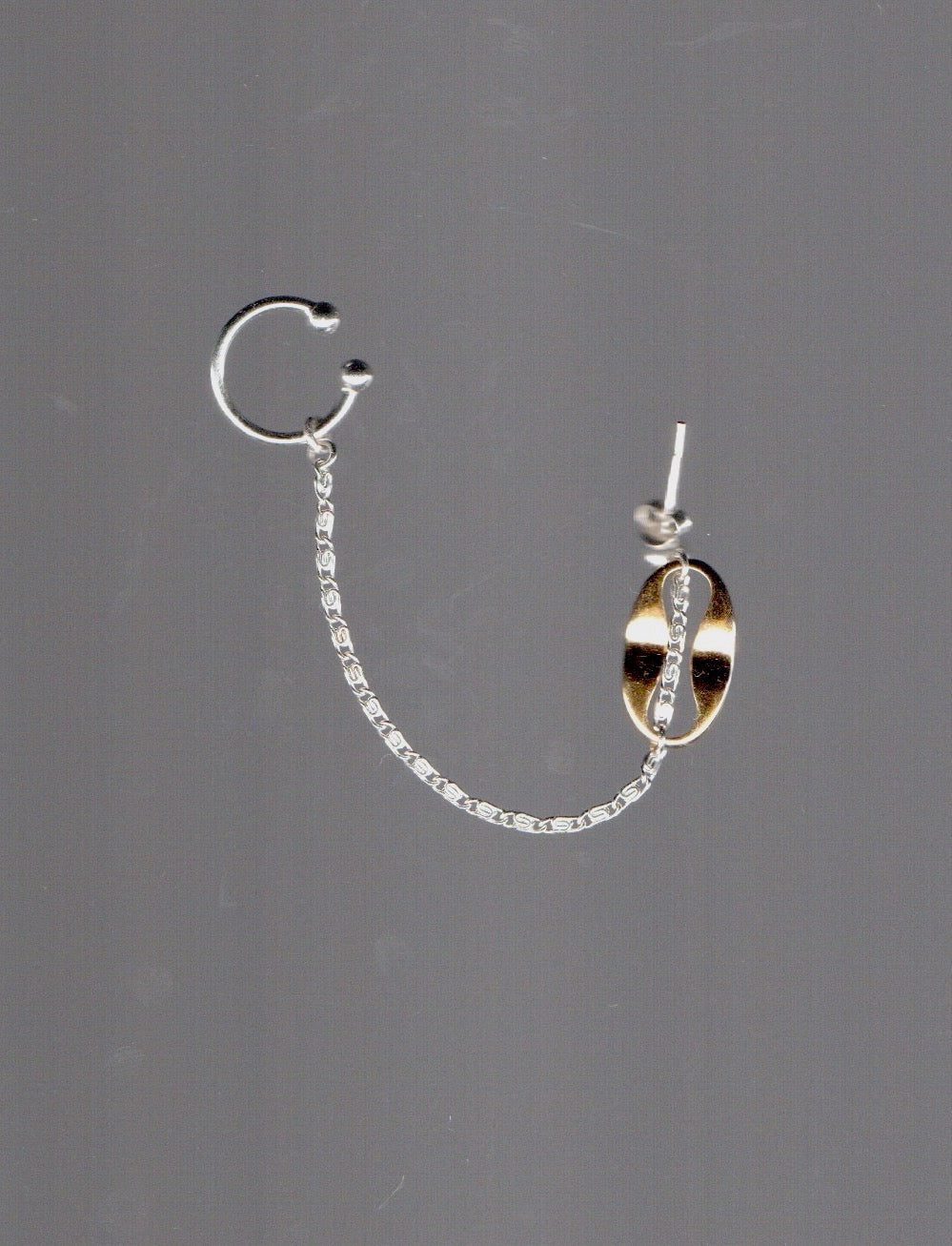 Boucle d'oreille upcyclée Jody