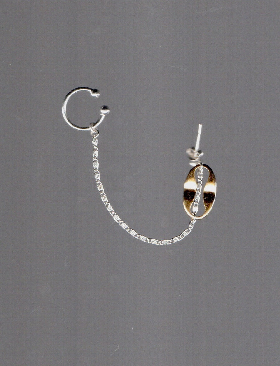 Boucle d'oreille upcyclée Jody