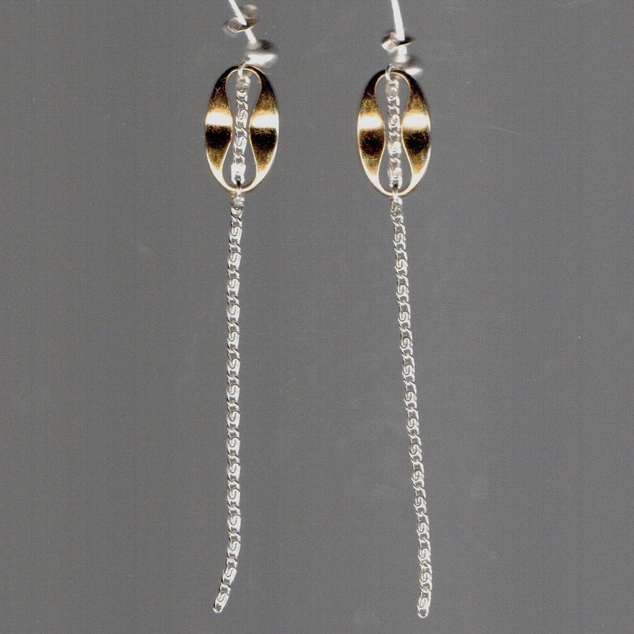 Boucles d'oreilles upcyclées Alba