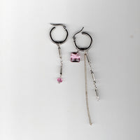 Boucles d'oreilles upcyclées Maé