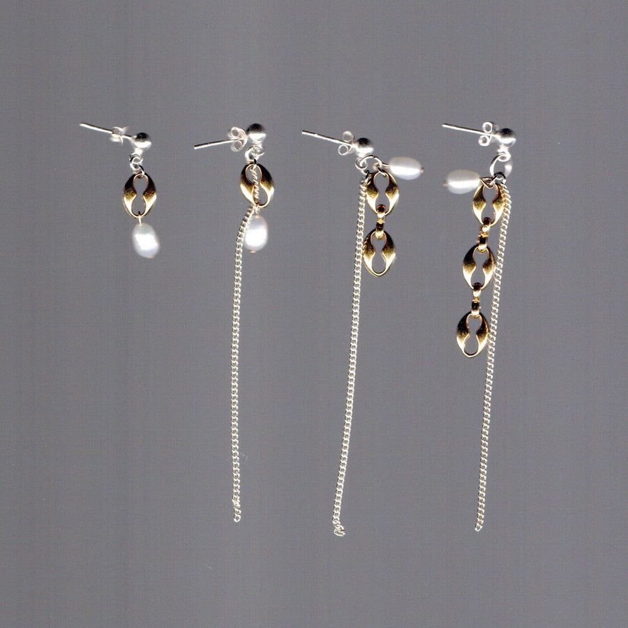 Boucle d'oreille upcyclée Lee