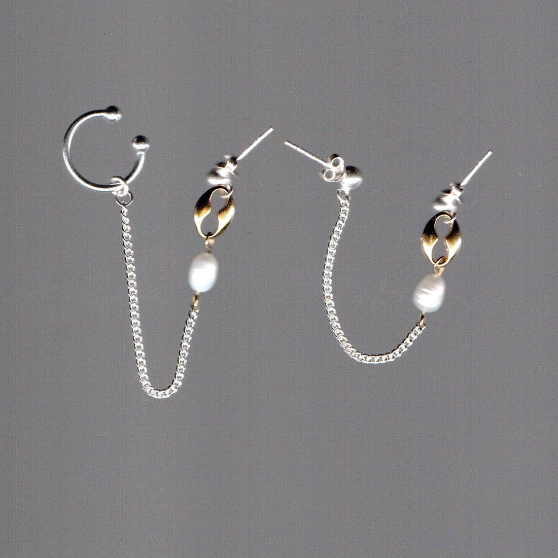 Boucle d'oreille upcyclée Lee