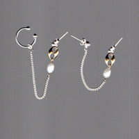 Boucle d'oreille upcyclée Lee