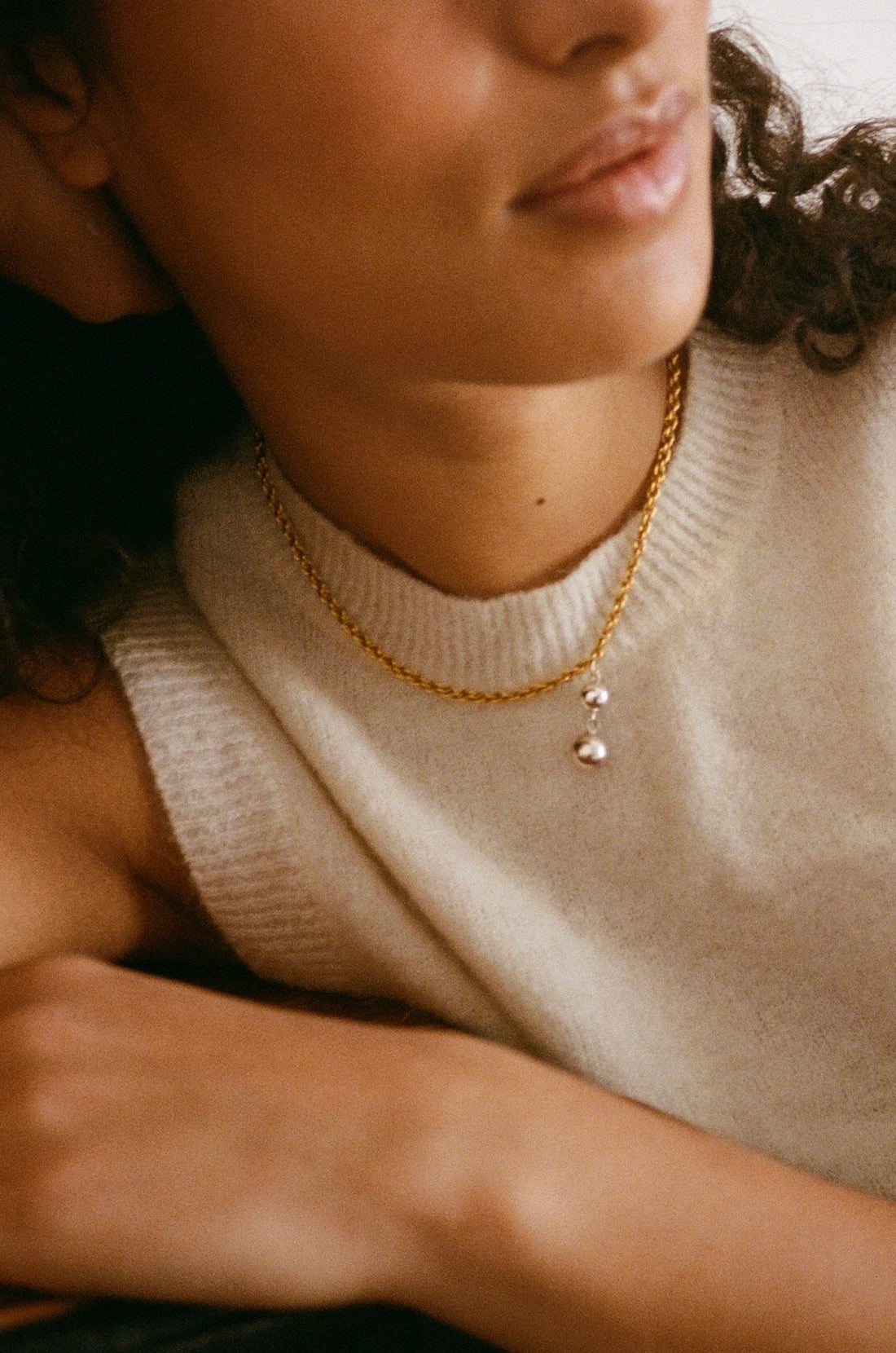 Sasha Riddle Colliers Collier upcyclé Sasha – Tête d'orange