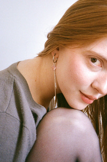 Boucles d'oreilles upcyclées Maé