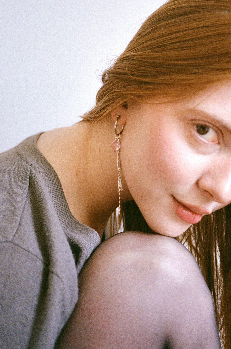 Boucles d'oreilles upcyclées Maé