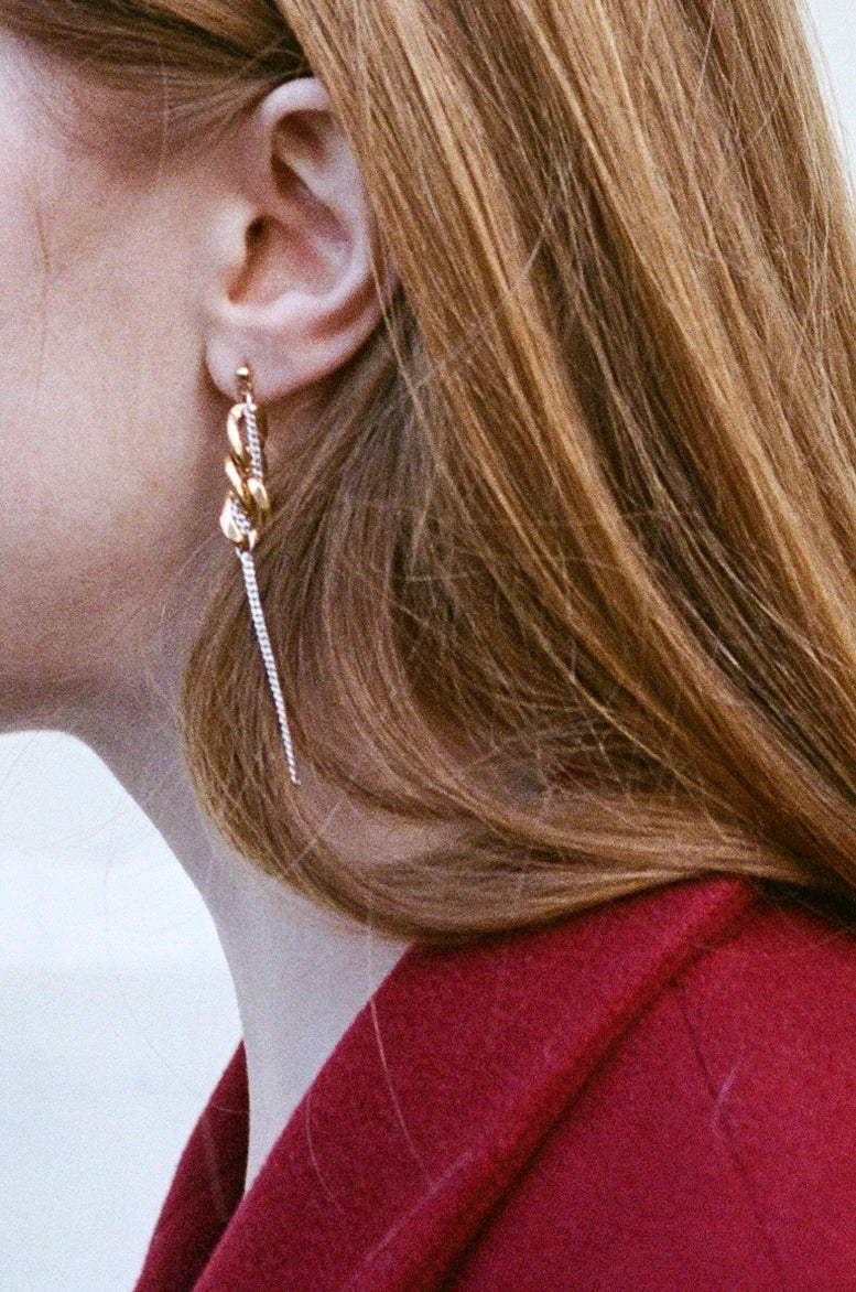 Boucles d'oreilles upcyclées Louie