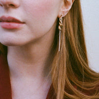 Boucles d'oreilles upcyclées Louie