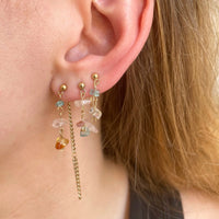 Boucles d'oreilles upcyclées Océane