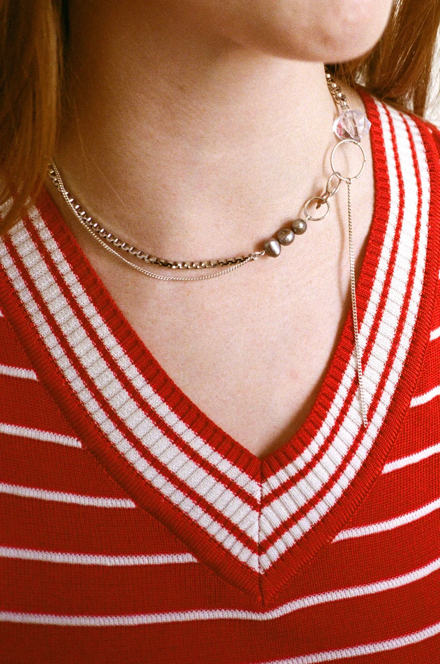 Collier upcyclé Fleur