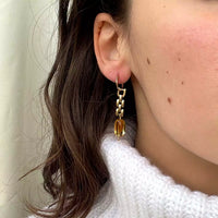 Boucles d’oreilles asymétriques upcyclées