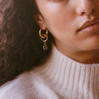 Boucles d'oreilles upcyclées Cléo