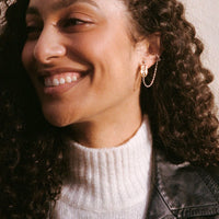 Boucle d'oreille upcyclée Jody